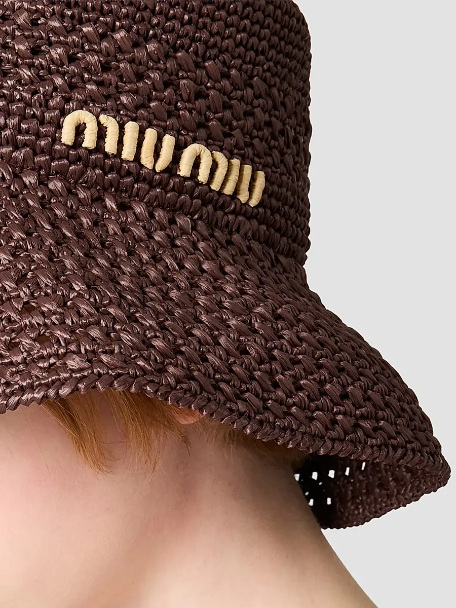Miu Miu Women's Raffia Hat | Thumbnail 3 Miu Miu Women's Raffia Hat | Thumbnail 3