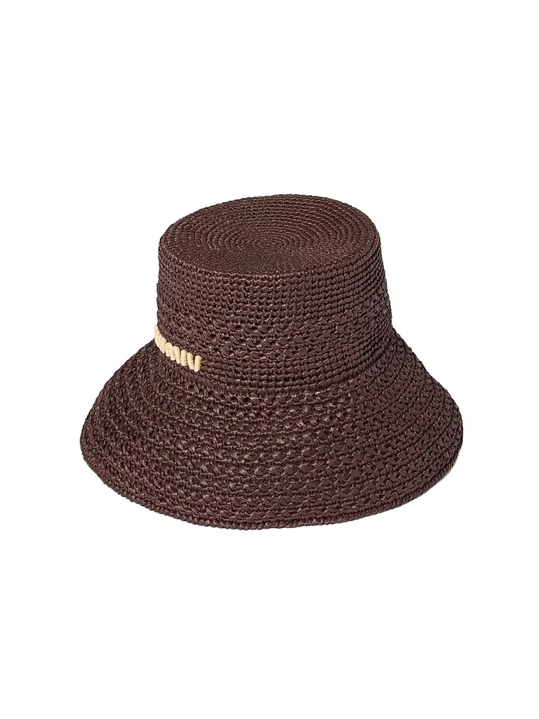 Miu Miu Women's Raffia Hat - Brown - Size Small | Image 1 Miu Miu Women's Raffia Hat - Brown - Size Small | Image 1