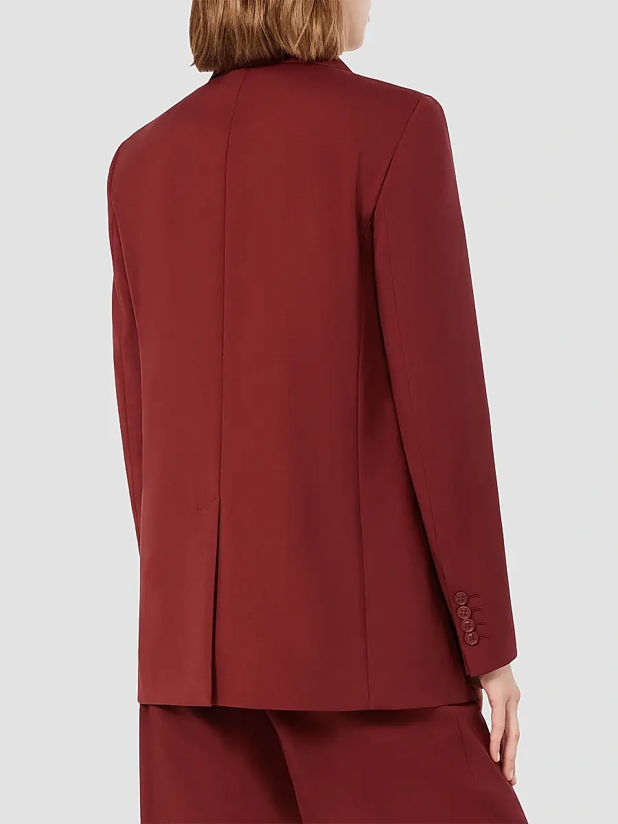 Max Mara Women's Single Breasted Woollen Cloth Jacket | Thumbnail 4