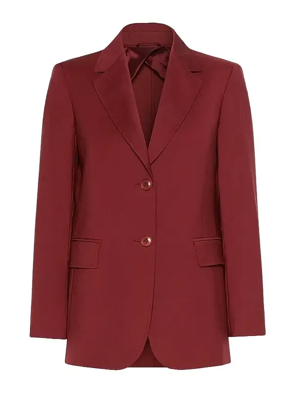 Women's Single Breasted Woollen Cloth Jacket