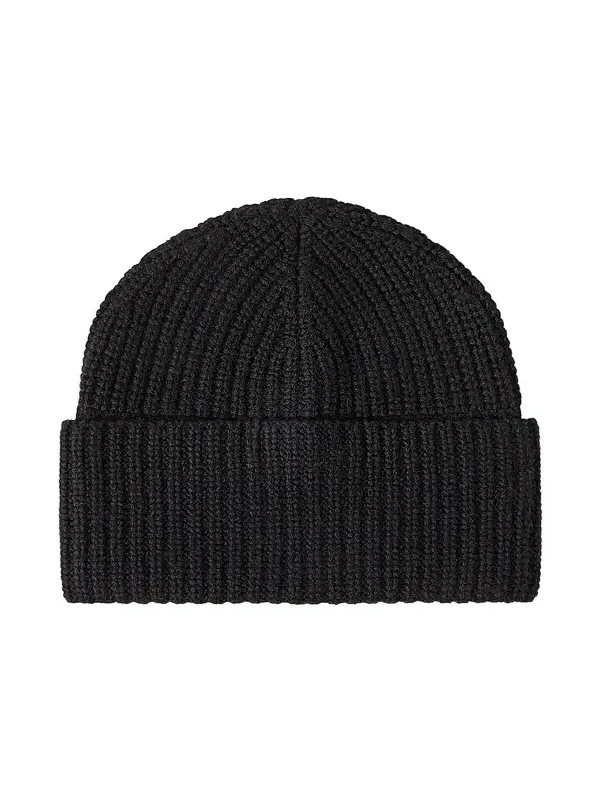 Men's Cashmere English Rib Knit Beanie