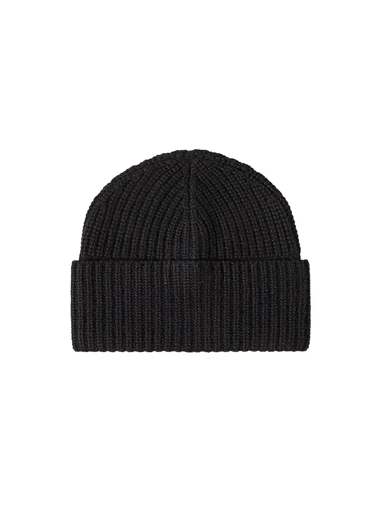 Brunello Cucinelli Men's Cashmere English Rib Knit Beanie - Black | Image 1 Brunello Cucinelli Men's Cashmere English Rib Knit Beanie - Black | Image 1