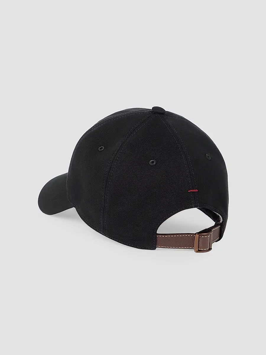 Brunello Cucinelli Men's Garment-Dyed Twisted Cotton Gabardine Baseball Cap | Thumbnail 2 Brunello Cucinelli Men's Garment-Dyed Twisted Cotton Gabardine Baseball Cap | Thumbnail 2