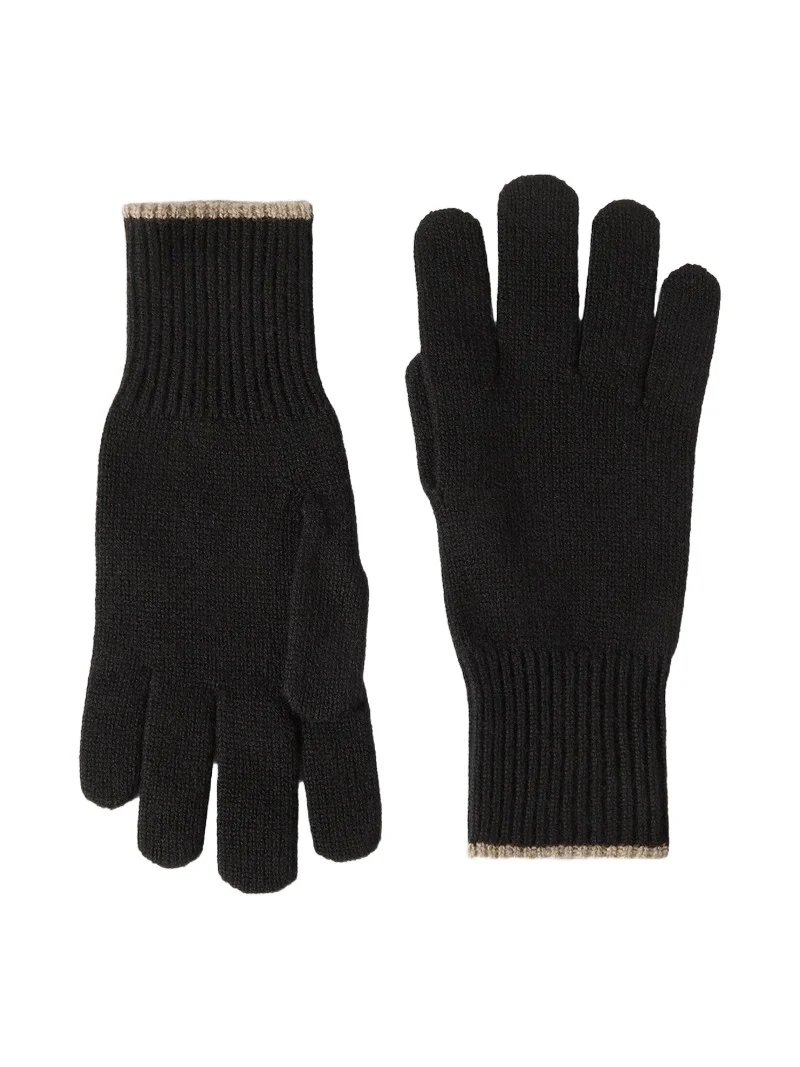 Brunello Cucinelli Men's Cashmere Knit Gloves