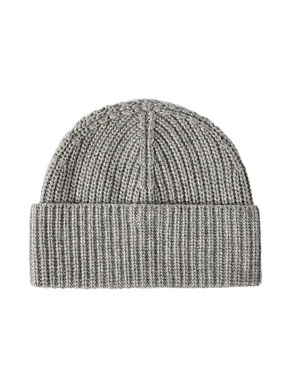 Men's Cashmere English Rib Knit Beanie Men's Cashmere English Rib Knit Beanie