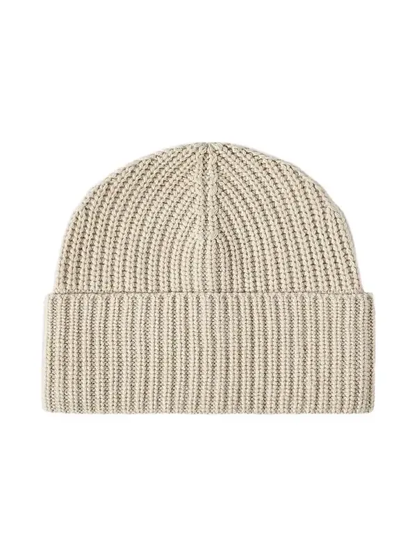 Men's Cashmere English Rib Knit Beanie Men's Cashmere English Rib Knit Beanie