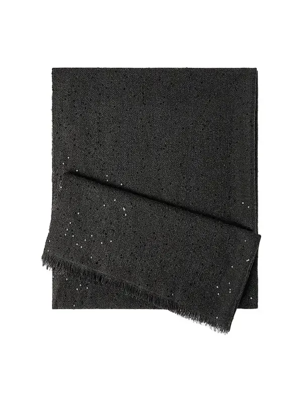 Women's Cashmere And Silk Diamond Yarn Scarf