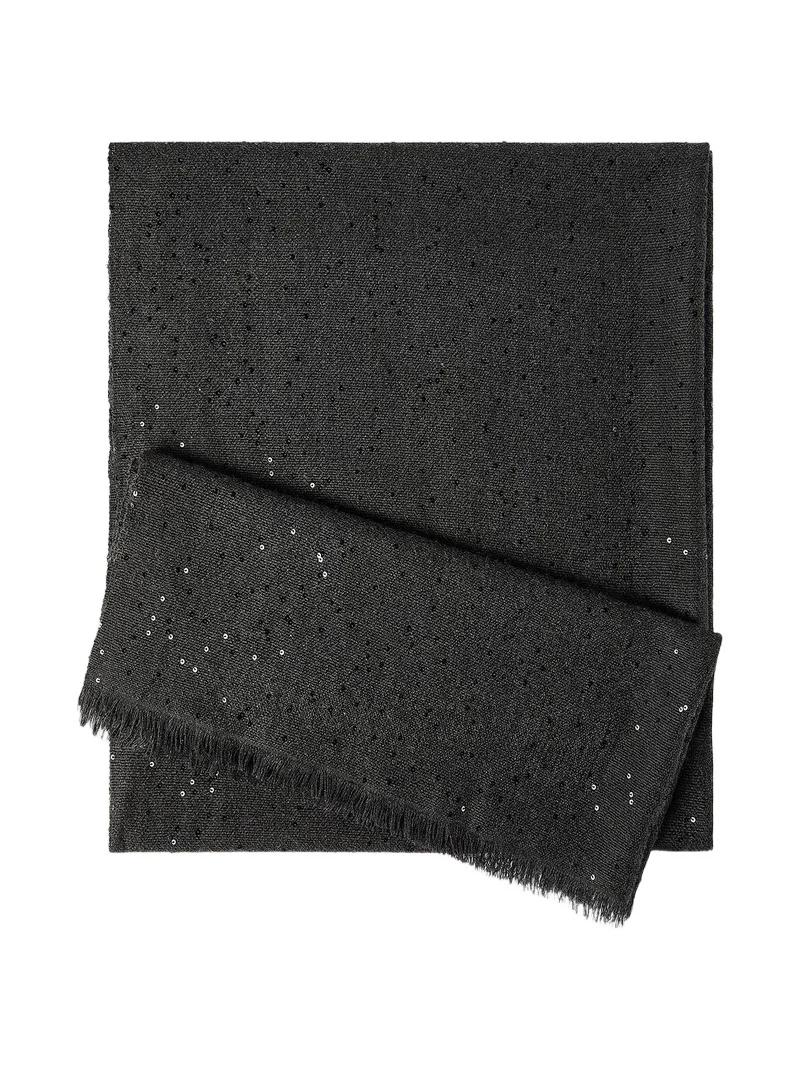 Women's Cashmere And Silk Diamond Yarn Scarf Women's Cashmere And Silk Diamond Yarn Scarf