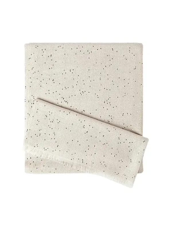 Women's Cashmere And Silk Diamond Yarn Scarf Women's Cashmere And Silk Diamond Yarn Scarf