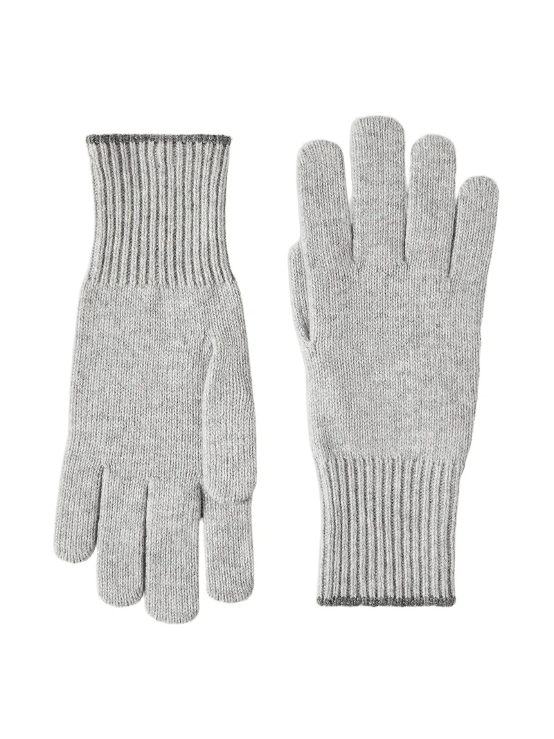 Brunello Cucinelli Men's Cashmere Knit Gloves