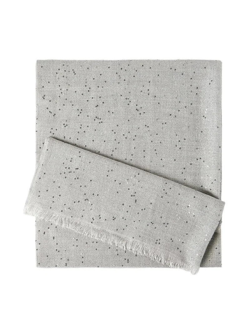 Women's Cashmere And Silk Diamond Yarn Scarf Women's Cashmere And Silk Diamond Yarn Scarf