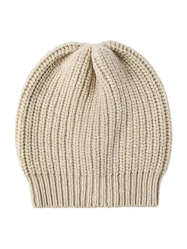Women's Cashmere and Silk Diamond Yarn Knit Beanie Women's Cashmere and Silk Diamond Yarn Knit Beanie
