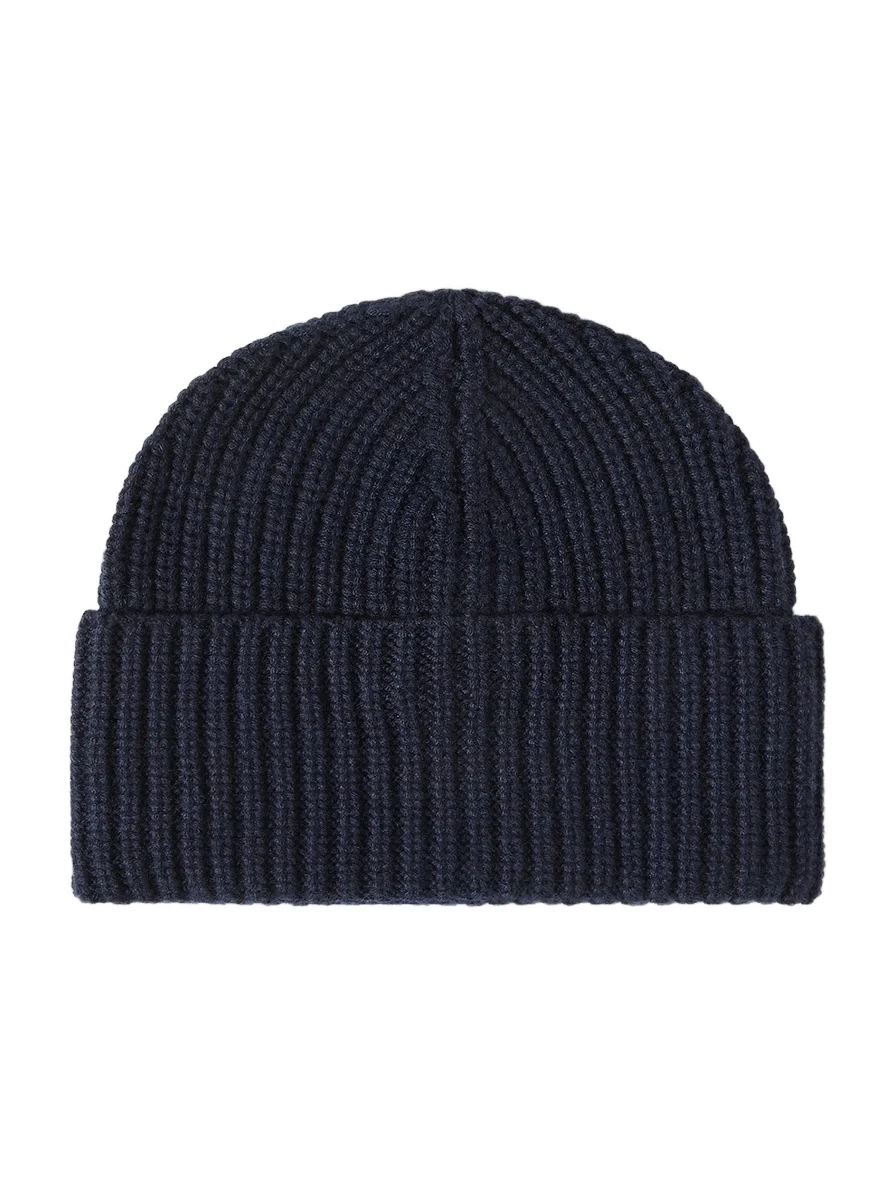 Men's Cashmere English Rib Knit Beanie Men's Cashmere English Rib Knit Beanie