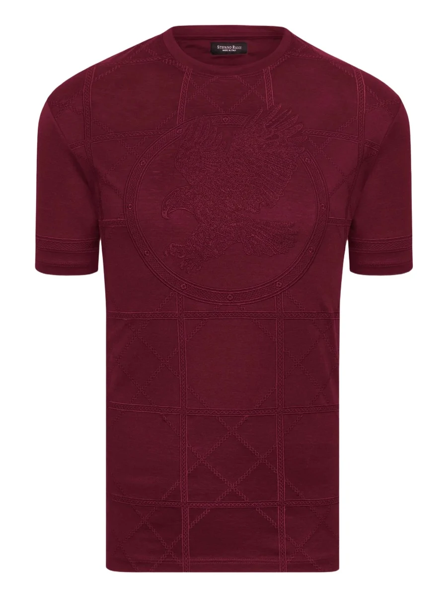 Men's Embroidered Cotton T-Shirt Men's Embroidered Cotton T-Shirt