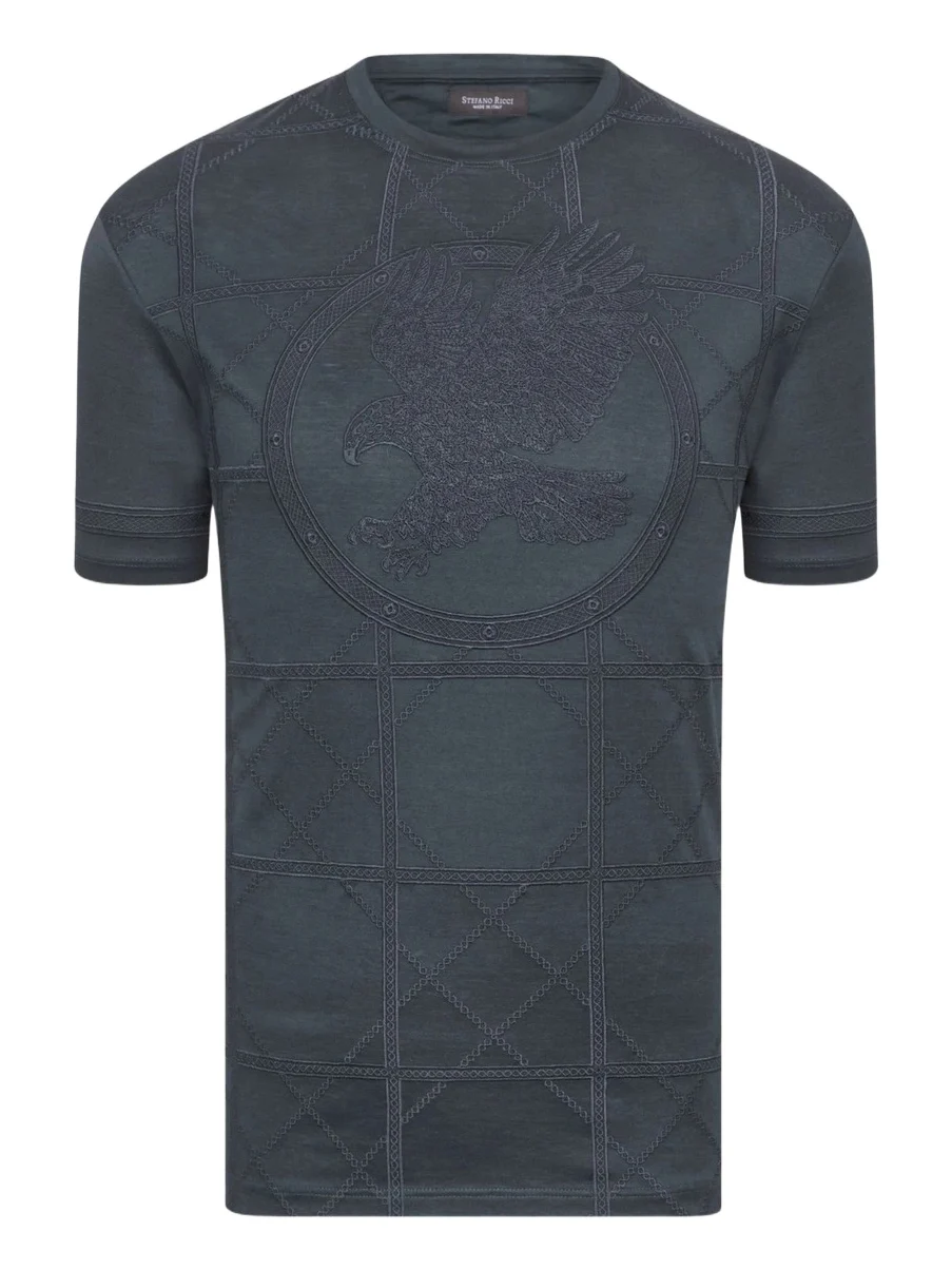 Men's Embroidered Cotton T-Shirt