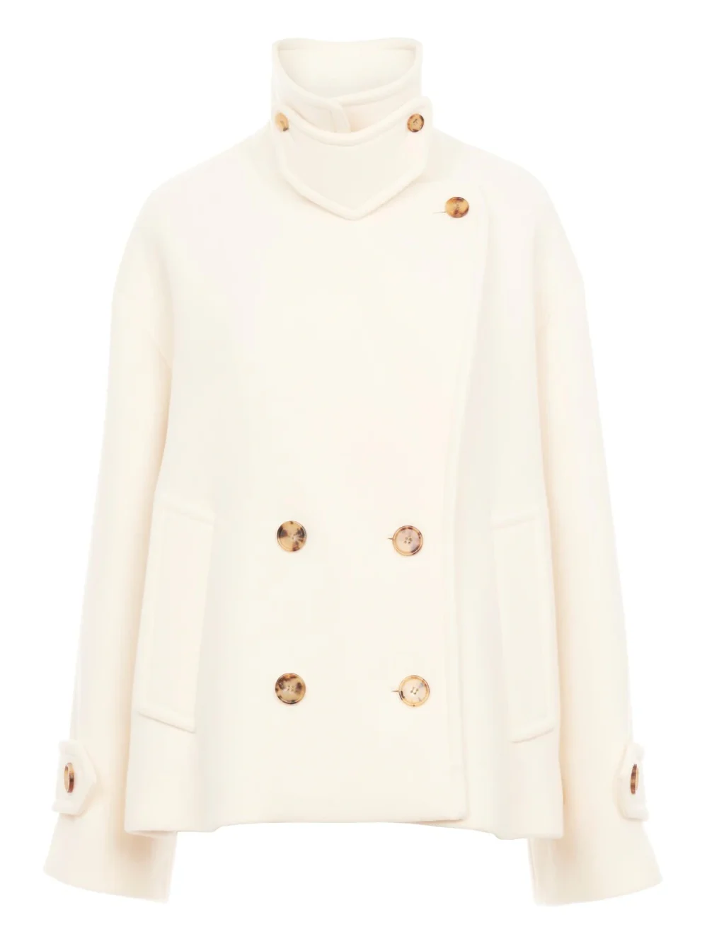 Chloé Oversized short coat in wool