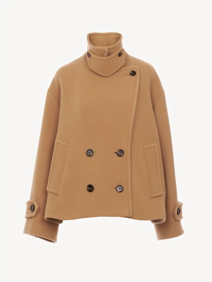 Chloé Oversized short coat in wool | Thumbnail 2 Chloé Oversized short coat in wool | Thumbnail 2