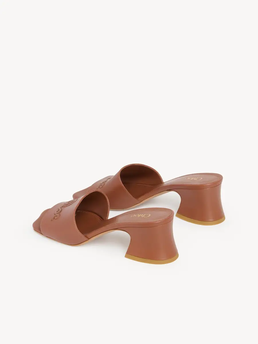 Chloé Chloé Soleil heeled mule | Thumbnail 4 Chloé Chloé Soleil heeled mule | Thumbnail 4
