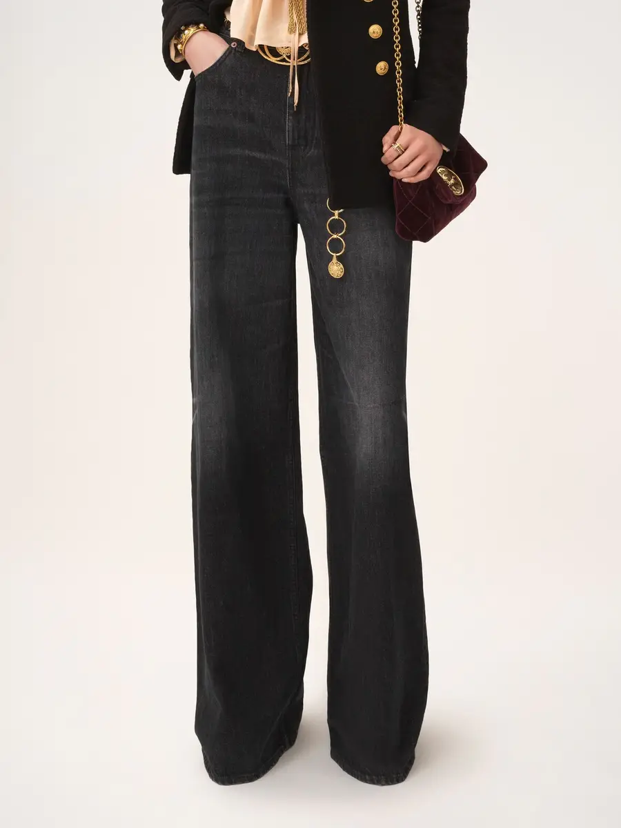 Chloé High-rise wide-leg jeans in denim | Thumbnail 4 Chloé High-rise wide-leg jeans in denim | Thumbnail 4