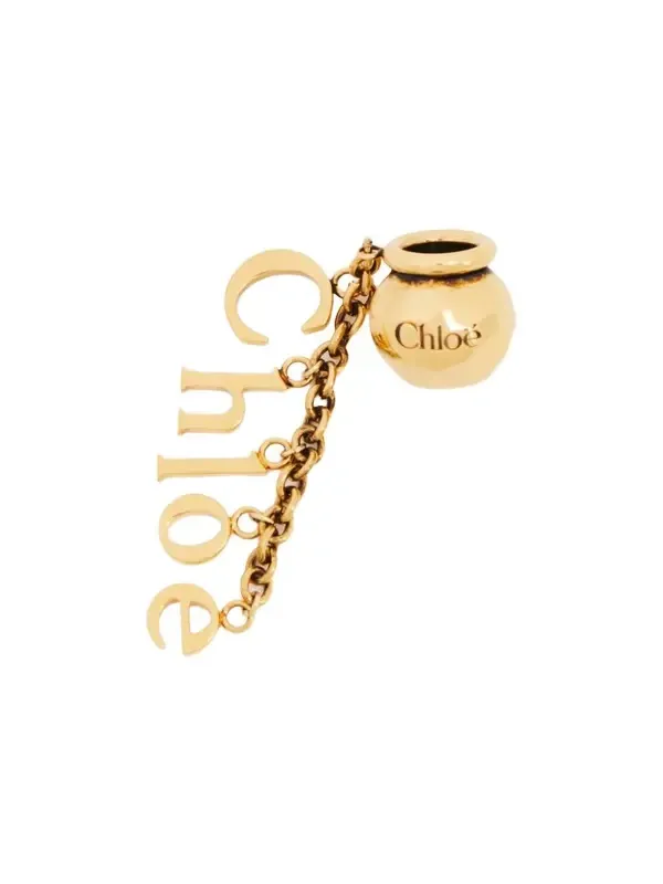 Chloé Sphere Chloé Letters Dice charm for Bracelet bag in brass