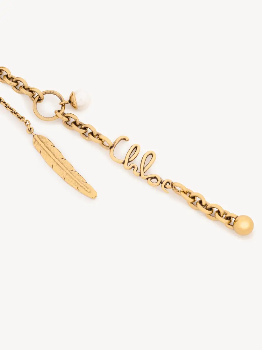 Chloé Chloé Symbols Flower bag charm in raffia & brass | Thumbnail 3 Chloé Chloé Symbols Flower bag charm in raffia & brass | Thumbnail 3