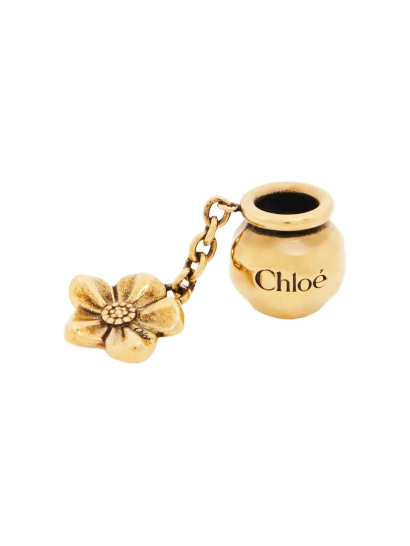 Chloé Sphere Flower Dice charm for Bracelet bag in brass