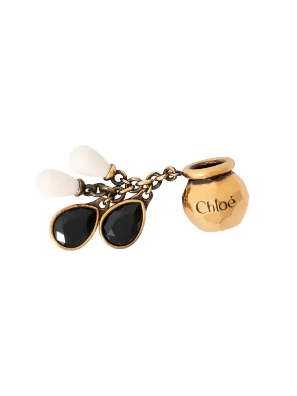 Chloé Sphere Pearl Dice charm for Bracelet bag in brass