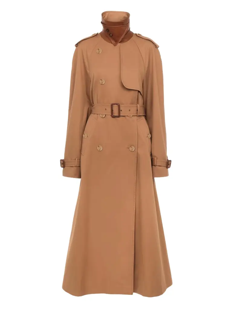 Chloé Long trench coat in cotton gabardine | Image 1 Chloé Long trench coat in cotton gabardine | Image 1