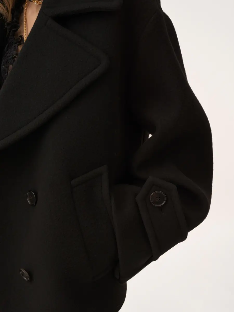 Chloé Oversized short coat in wool | Thumbnail 7 Chloé Oversized short coat in wool | Thumbnail 7