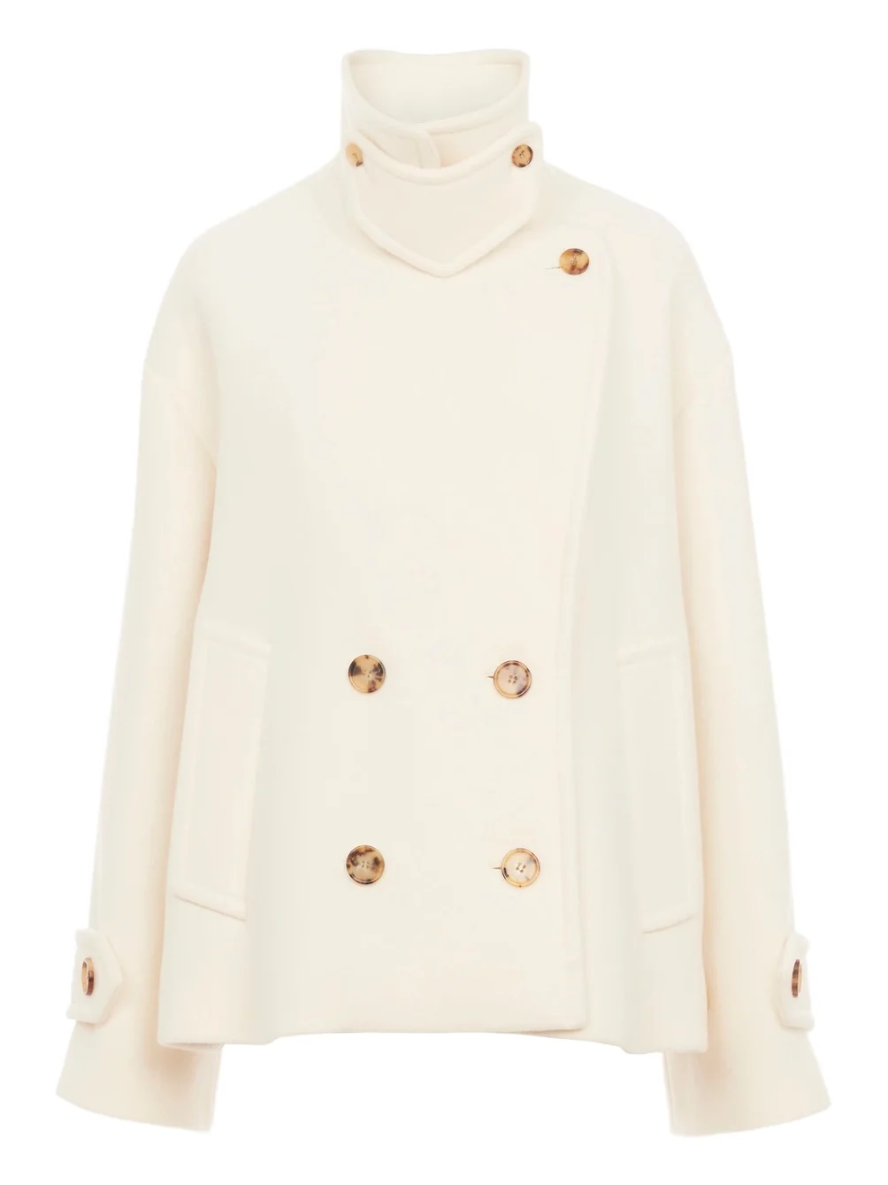 Chloé Oversized short coat in wool