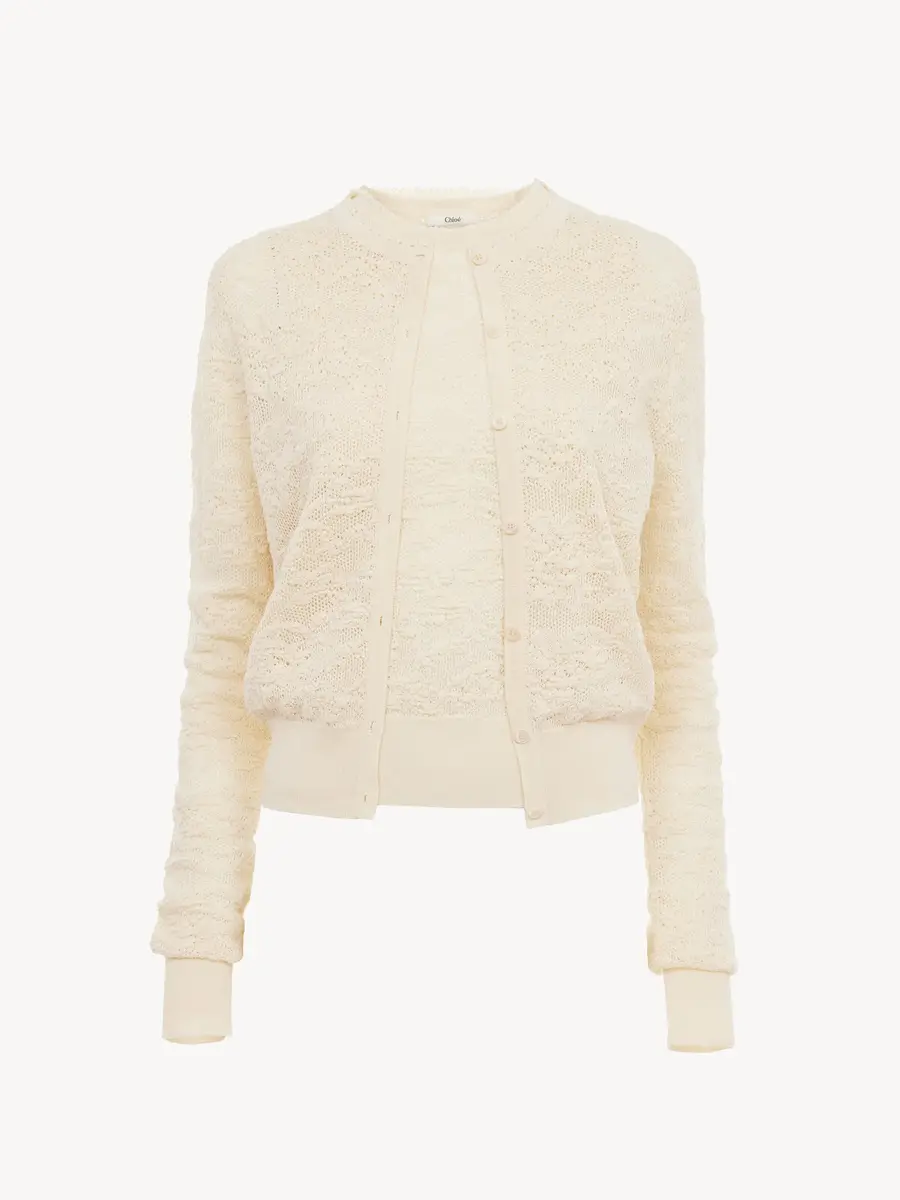 Chloé Twin set in cotton-silk knit | Thumbnail 2 Chloé Twin set in cotton-silk knit | Thumbnail 2