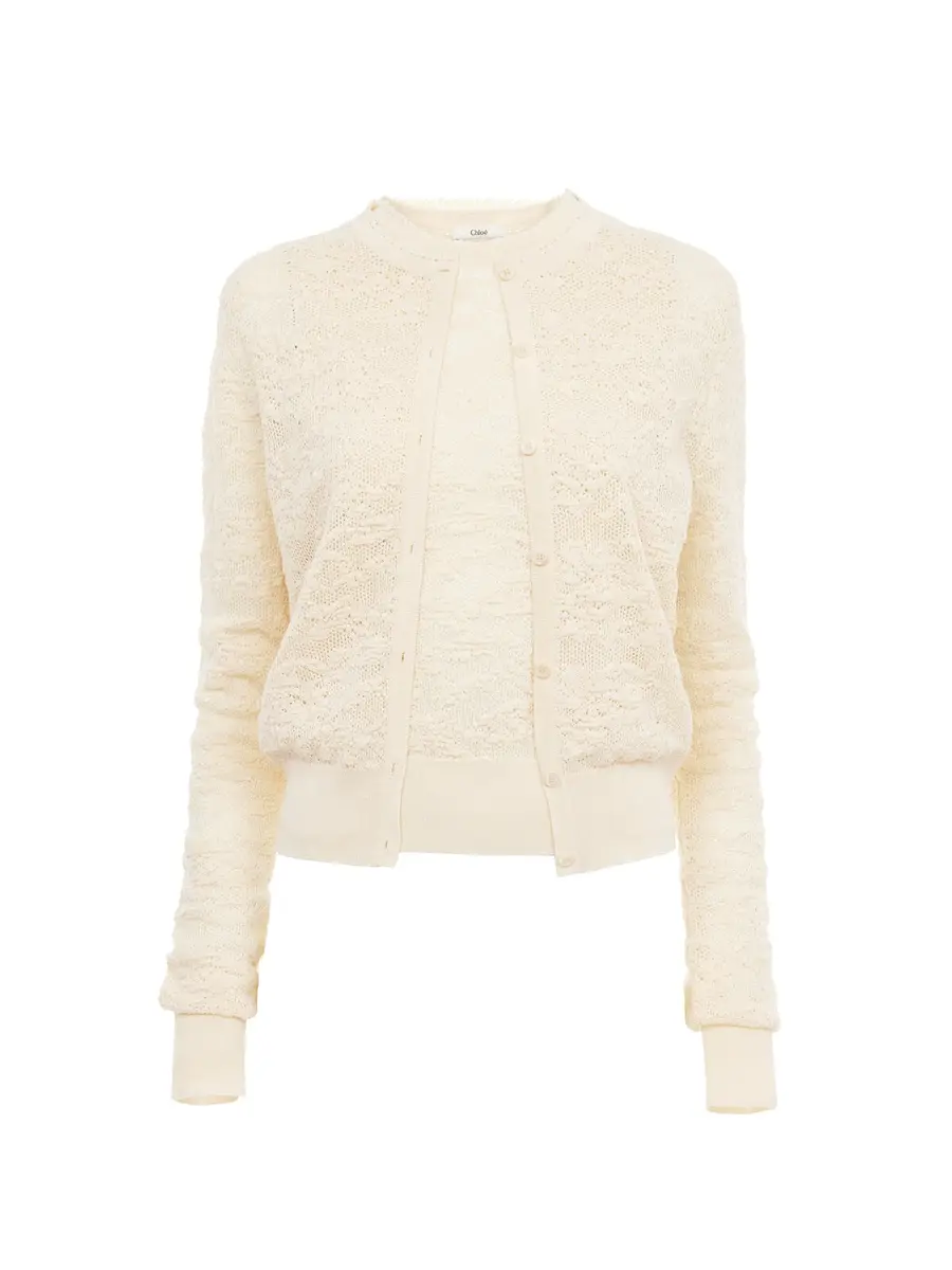 Chloé Twin set in cotton-silk knit | Image 1 Chloé Twin set in cotton-silk knit | Image 1
