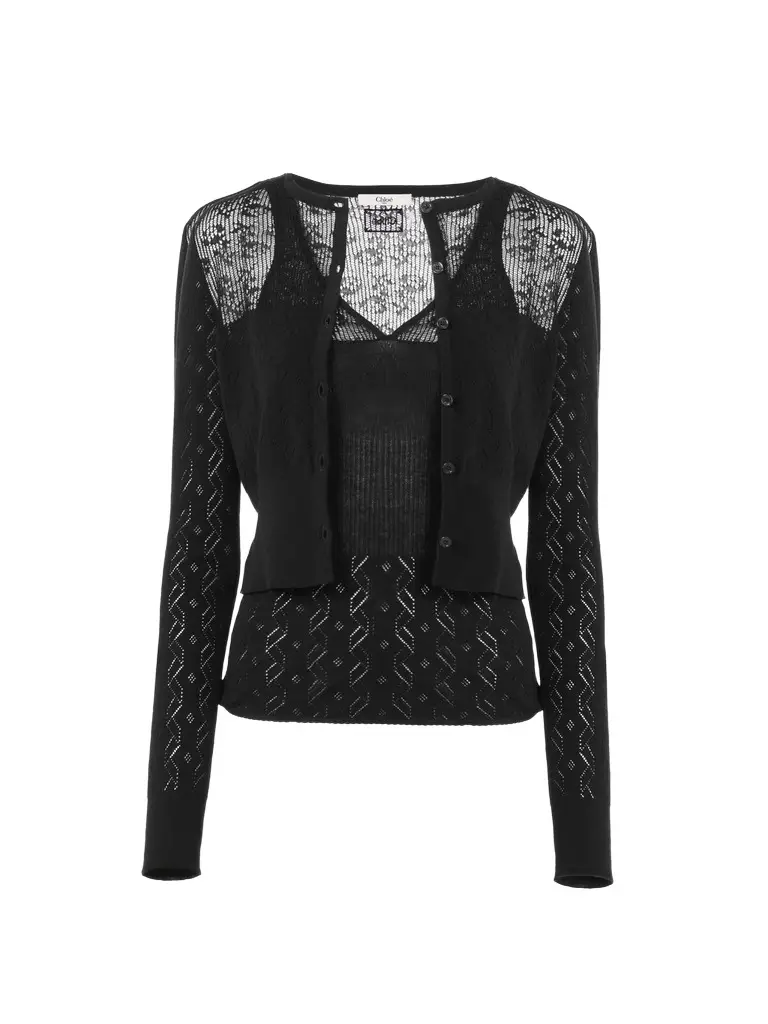 Chloé Twin set in cotton knit | Image 1 Chloé Twin set in cotton knit | Image 1