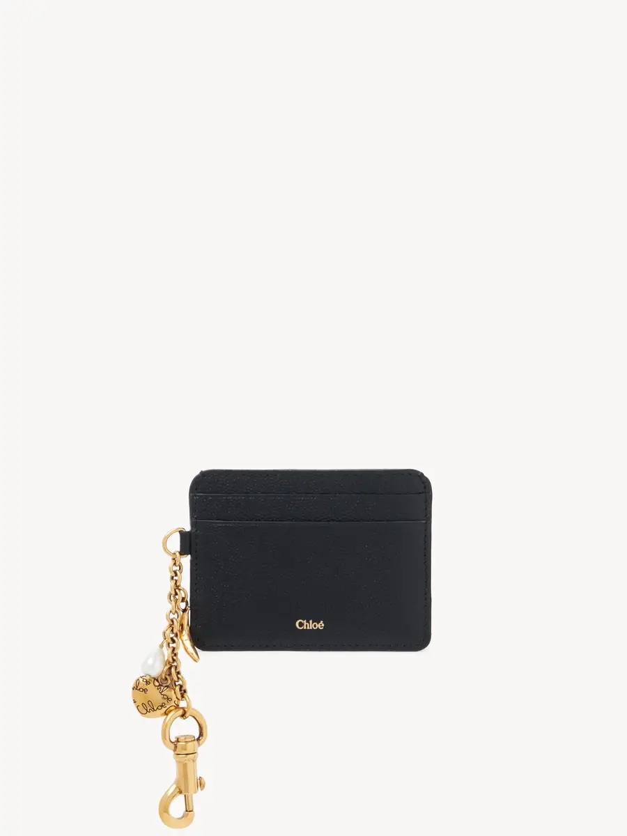 Chloé Chloé Charms card holder in grained leather | Thumbnail 2 Chloé Chloé Charms card holder in grained leather | Thumbnail 2