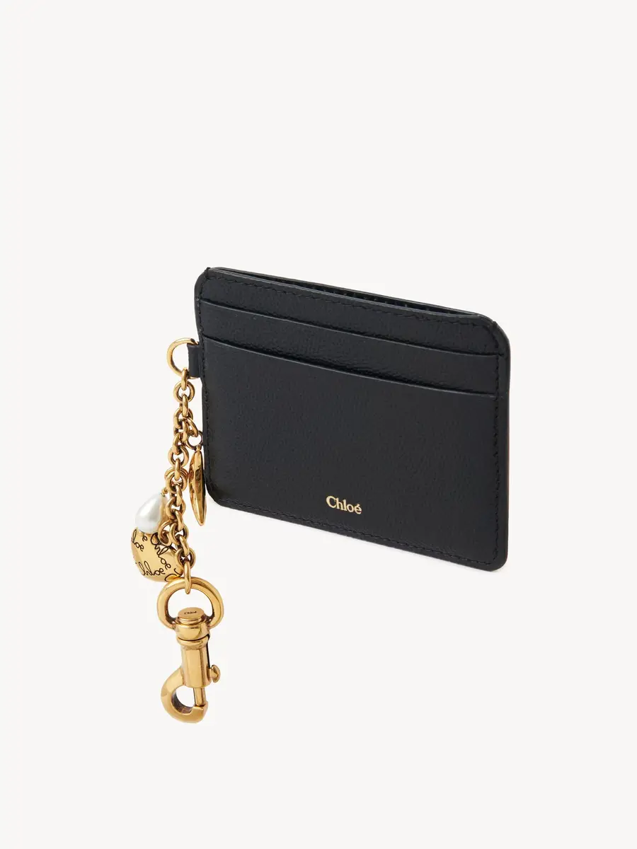 Chloé Chloé Charms card holder in grained leather | Thumbnail 3 Chloé Chloé Charms card holder in grained leather | Thumbnail 3