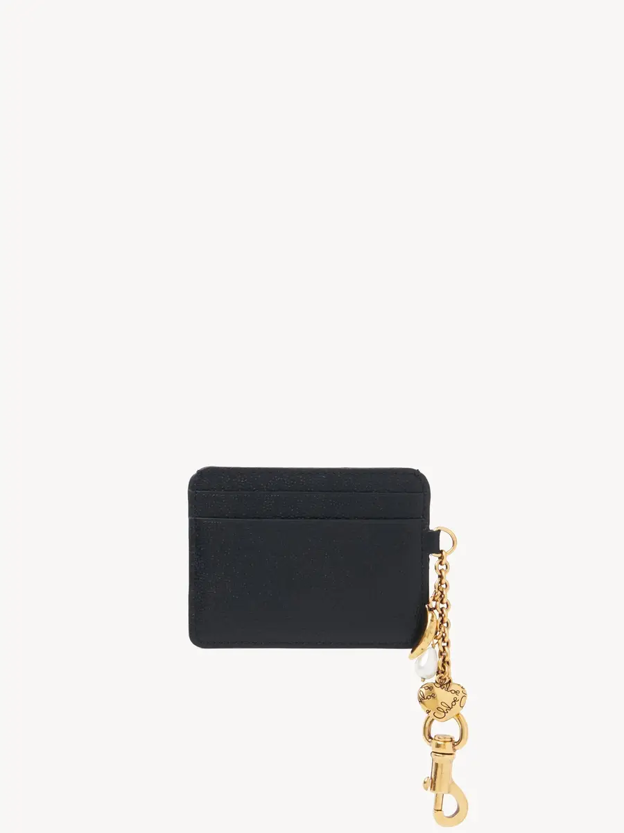 Chloé Chloé Charms card holder in grained leather | Thumbnail 4 Chloé Chloé Charms card holder in grained leather | Thumbnail 4