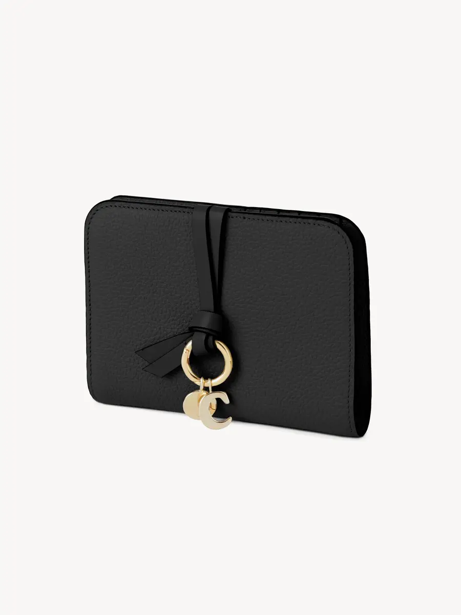 Chloé Alphabet bi-fold wallet in grained leather | Thumbnail 3 Chloé Alphabet bi-fold wallet in grained leather | Thumbnail 3