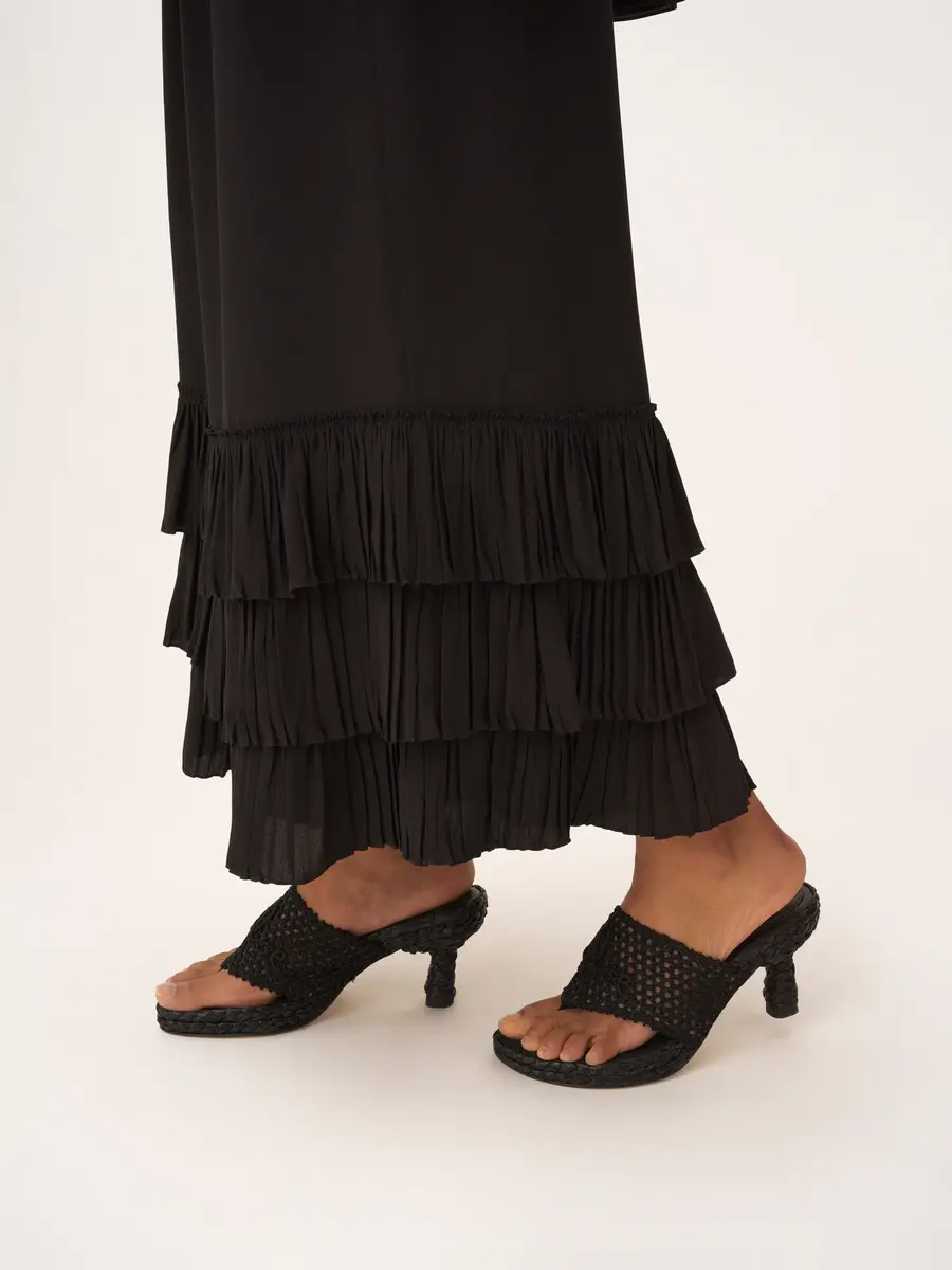 Chloé Fluid wide-leg pants in crêpe de chine | Thumbnail 7