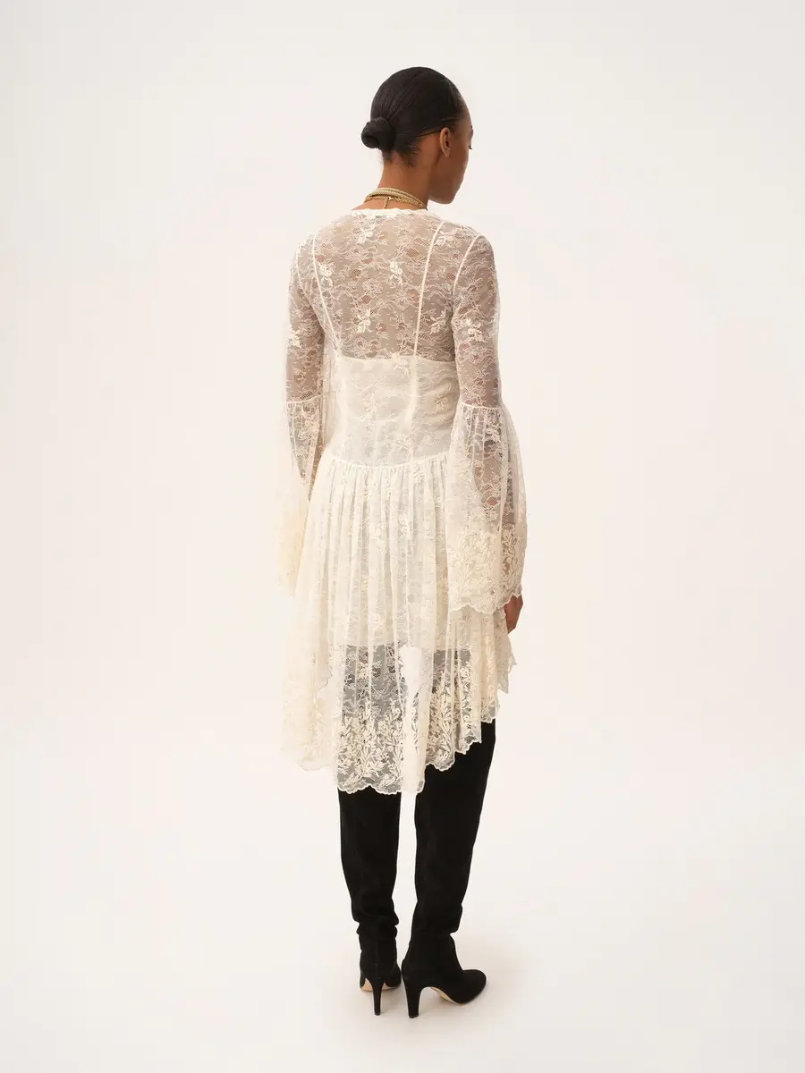 Chloé Scoop-neck mini dress in embroidered lace | Thumbnail 5 Chloé Scoop-neck mini dress in embroidered lace | Thumbnail 5