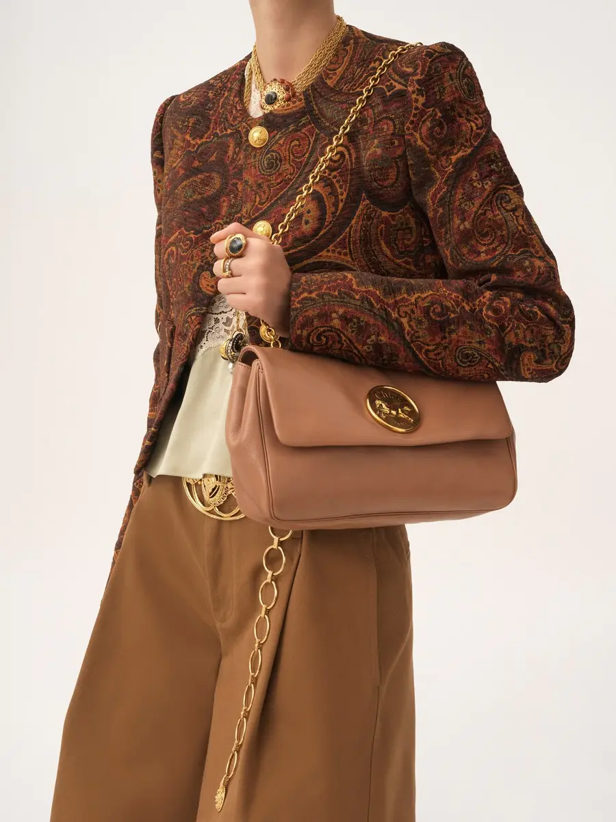 Chloé Chloé Heritage shoulder bag in grained leather | Thumbnail 3 Chloé Chloé Heritage shoulder bag in grained leather | Thumbnail 3