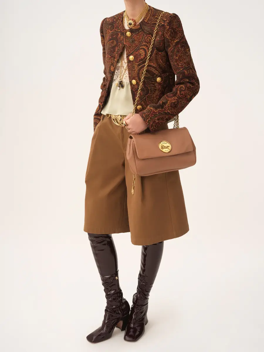 Chloé Chloé Heritage shoulder bag in grained leather | Thumbnail 8 Chloé Chloé Heritage shoulder bag in grained leather | Thumbnail 8