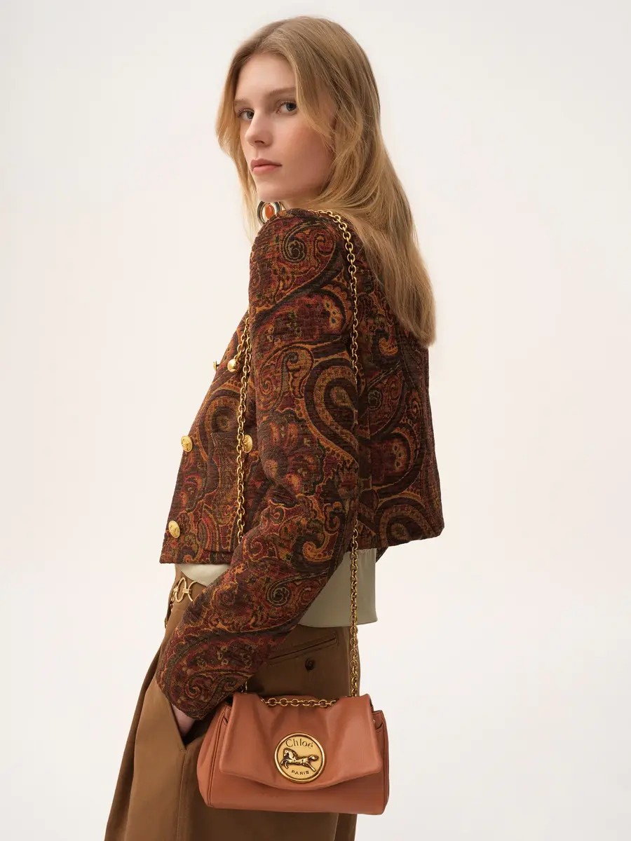 Chloé Small Chloé Heritage shoulder bag in grained leather | Thumbnail 3 Chloé Small Chloé Heritage shoulder bag in grained leather | Thumbnail 3