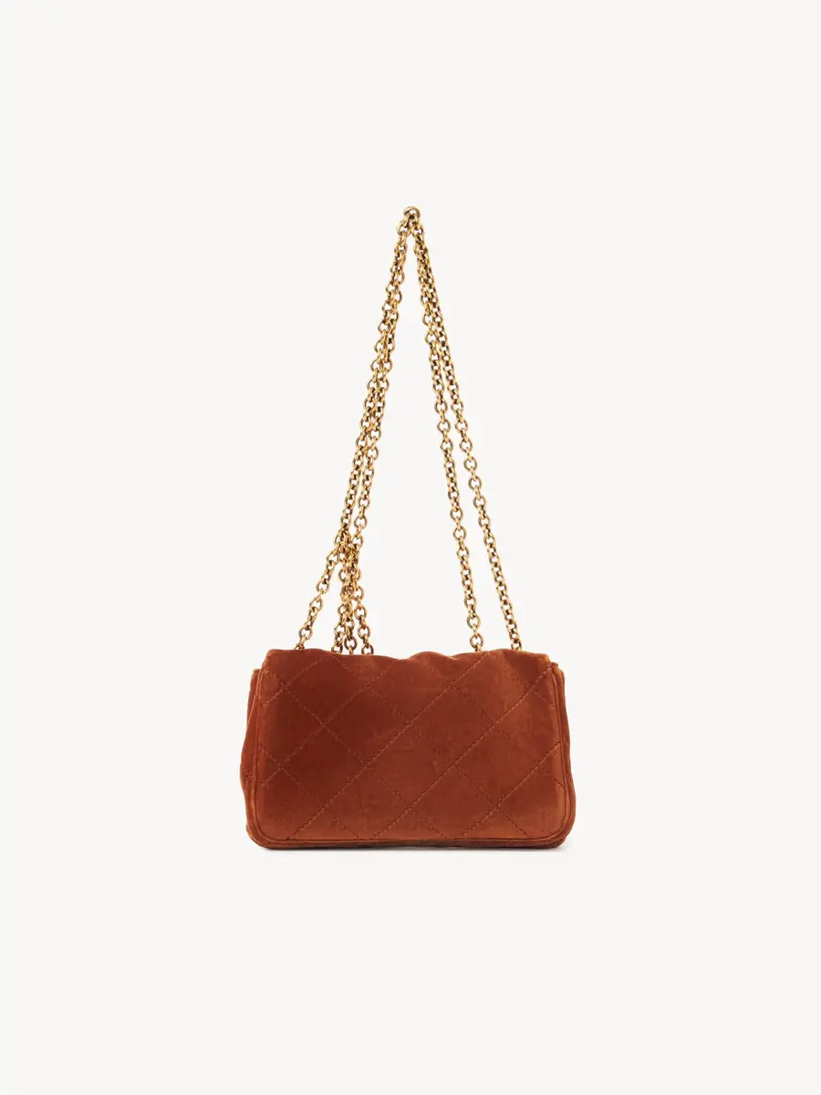 Chloé Small Chloé Heritage shoulder bag in velvet | Thumbnail 5 Chloé Small Chloé Heritage shoulder bag in velvet | Thumbnail 5