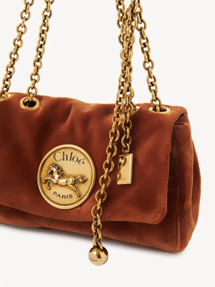 Chloé Small Chloé Heritage shoulder bag in velvet | Thumbnail 7 Chloé Small Chloé Heritage shoulder bag in velvet | Thumbnail 7