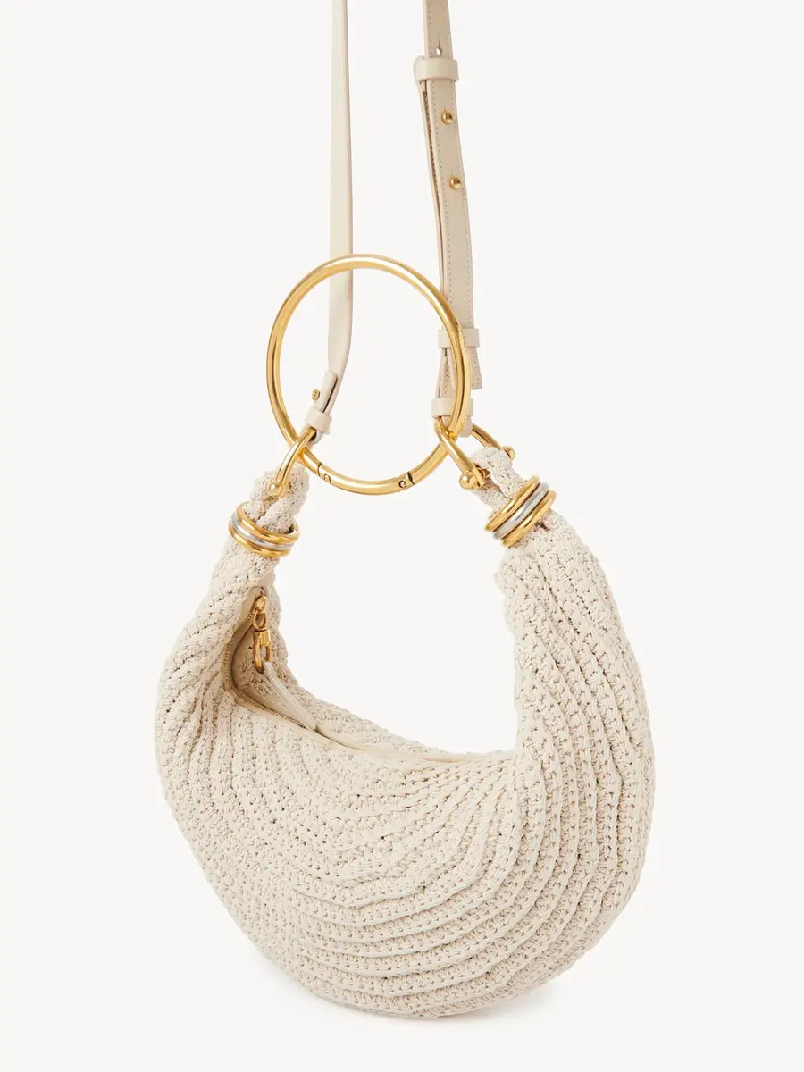 Chloé Small Bracelet Hobo bag in crochet | Thumbnail 4 Chloé Small Bracelet Hobo bag in crochet | Thumbnail 4
