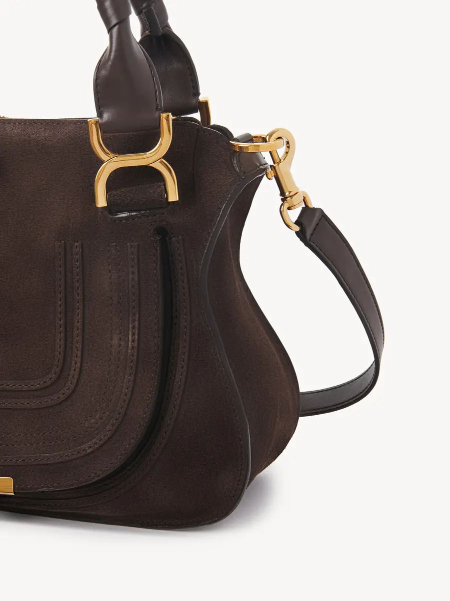 Chloé Small Marcie bag in suede leather | Thumbnail 5 Chloé Small Marcie bag in suede leather | Thumbnail 5