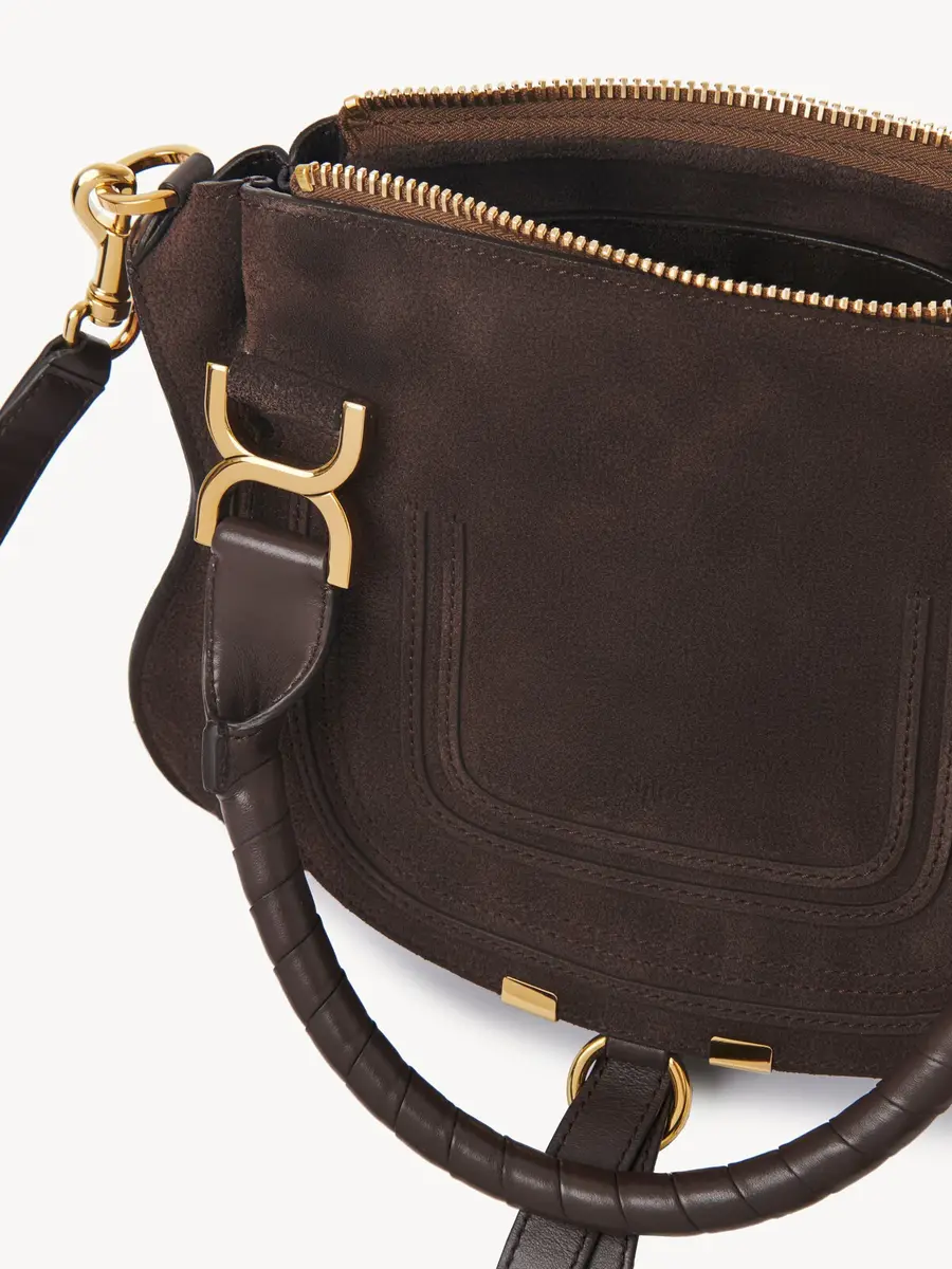Chloé Small Marcie bag in suede leather | Thumbnail 7 Chloé Small Marcie bag in suede leather | Thumbnail 7