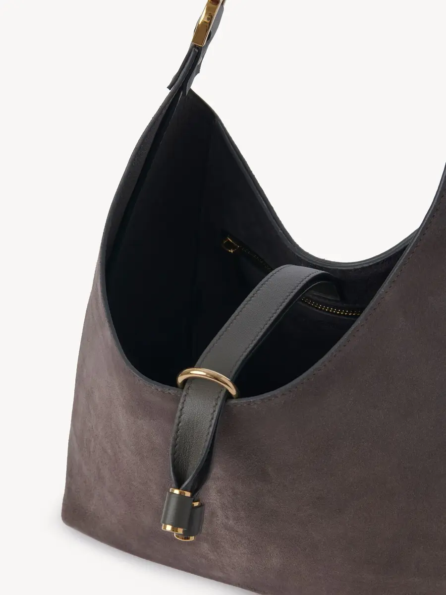 Chloé Small Marcie hobo bag in suede leather | Thumbnail 6 Chloé Small Marcie hobo bag in suede leather | Thumbnail 6