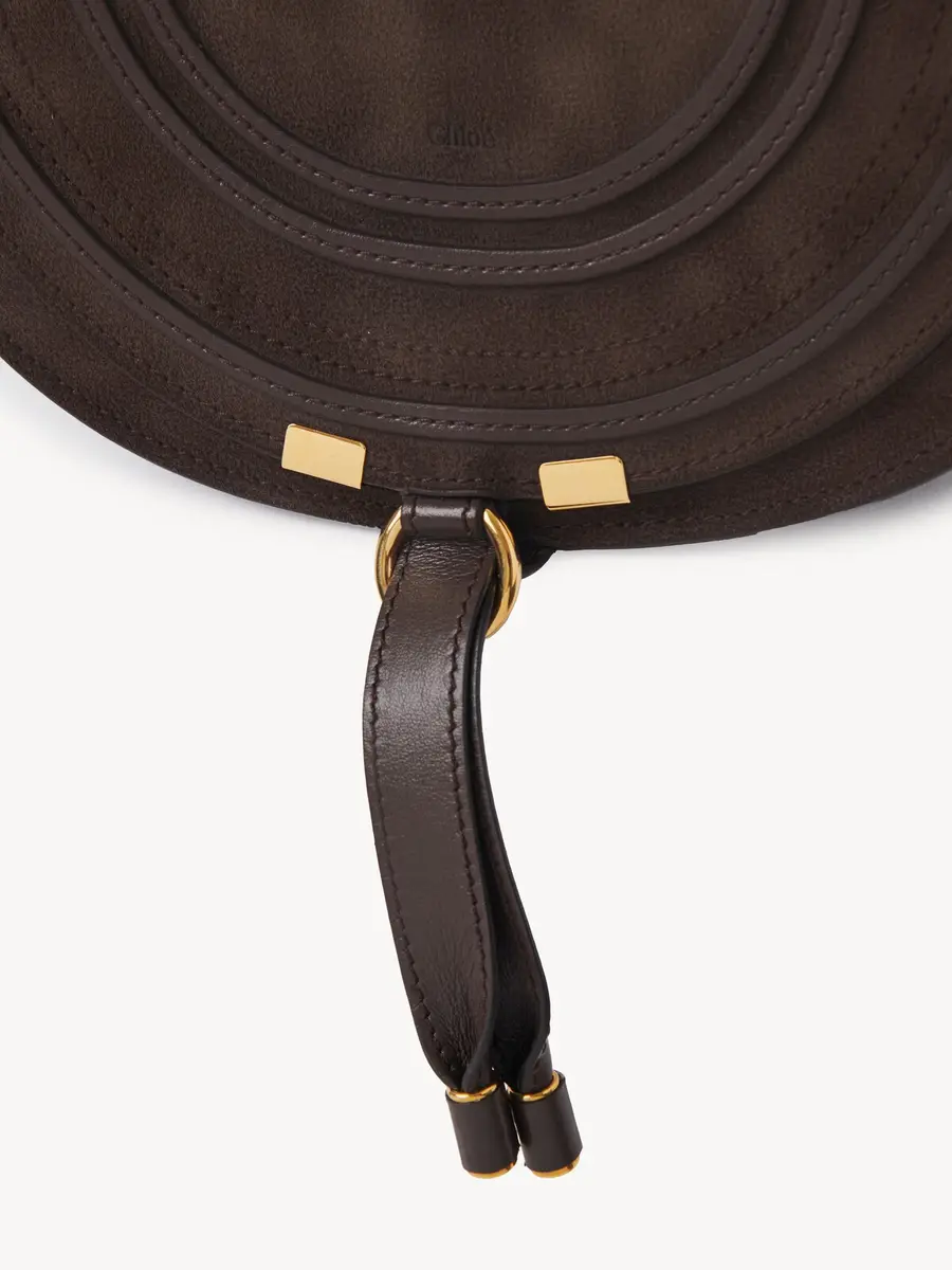 Chloé Marcie saddle bag in suede leather | Thumbnail 7