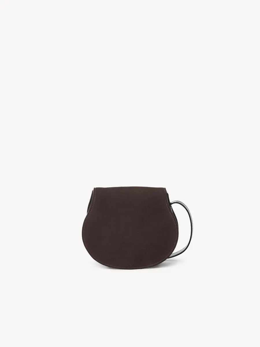 Chloé Small Marcie saddle bag in suede leather | Thumbnail 4 Chloé Small Marcie saddle bag in suede leather | Thumbnail 4